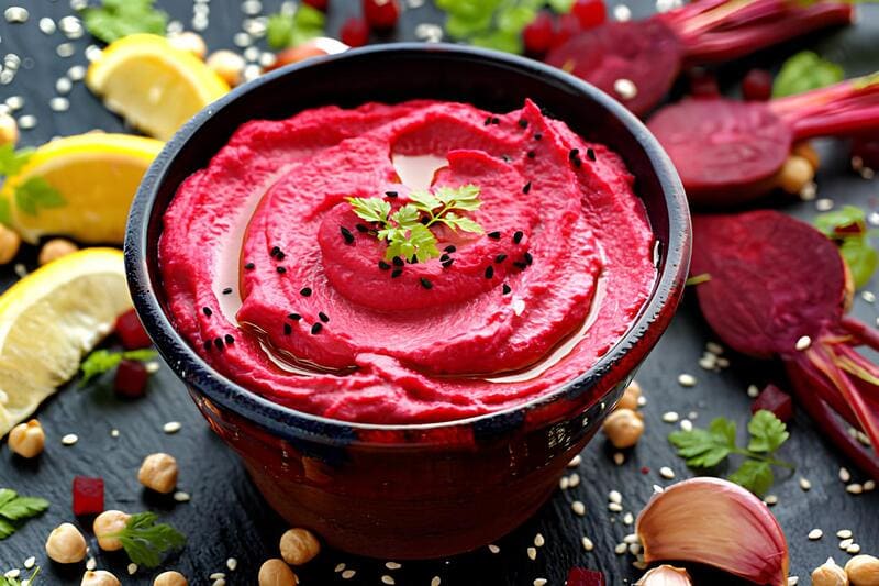 Beetroot Hummus Egyptian Recipe