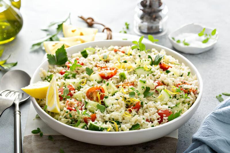 Cauliflower Tabbouleh Egyptian Recipe