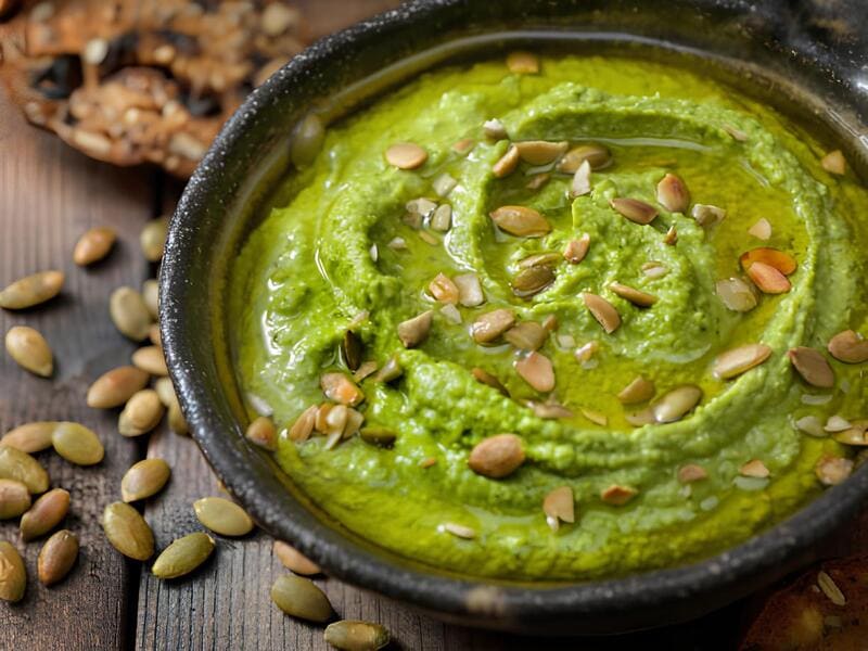 Cilantro Hummus Egyptian Recipe