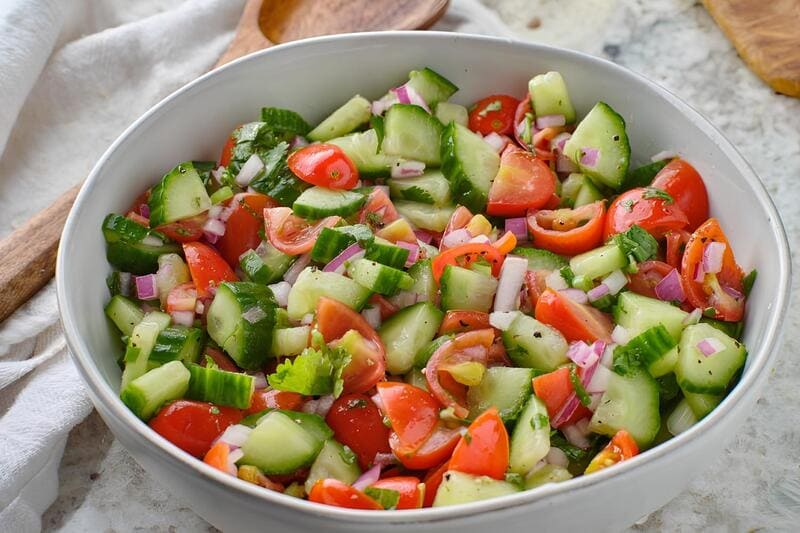 Egyptian Baladi Salad Egyptian Recipe