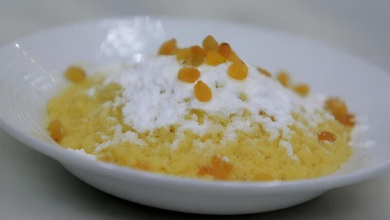 Egyptian Sweet Couscous Egyptian Recipe