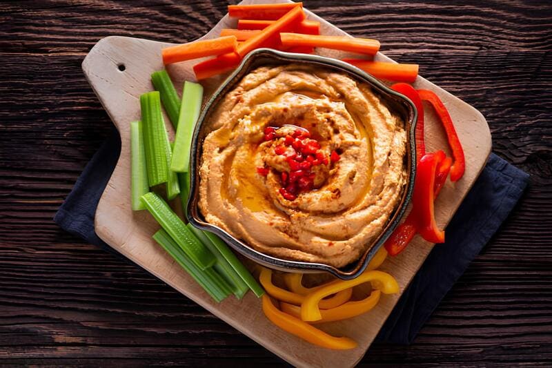 Red Pepper Hummus Egyptian Recipe