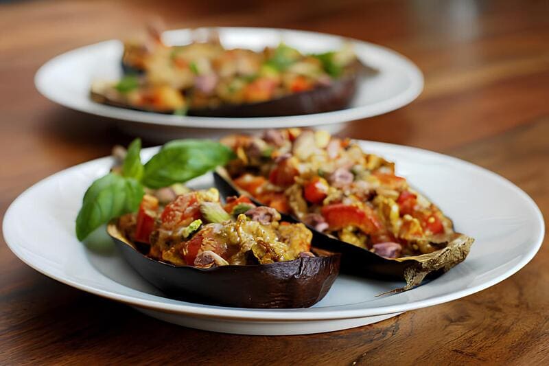 Stuffed Aubergines Egyptian Recipe